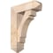 Ekena Millwork Merced Arts and Crafts Smooth Bracket w/ Offset Brace, Douglas Fir, 7 1/2"W x 24"D x 32"H BKT0806X24X32MRC03SDF - alternate 1